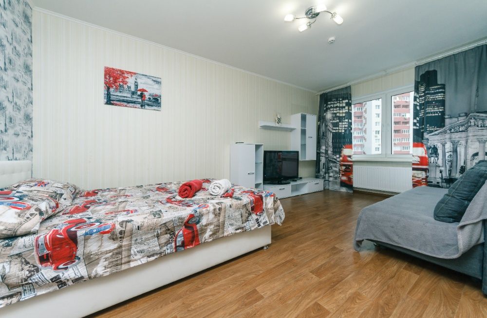 Квартира 1-к люкс подобово погодинно метро Осокорки Позняки River Mall