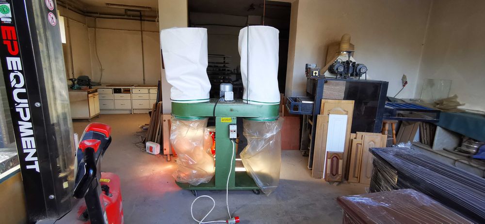 aerotech wyciąg odciąg trocin Dwu i Jednoworkowy 2,2kw Nowe Filtry