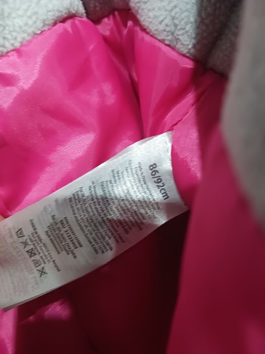 Spodnie zimowe na szelkach rozm. 86 / nowe