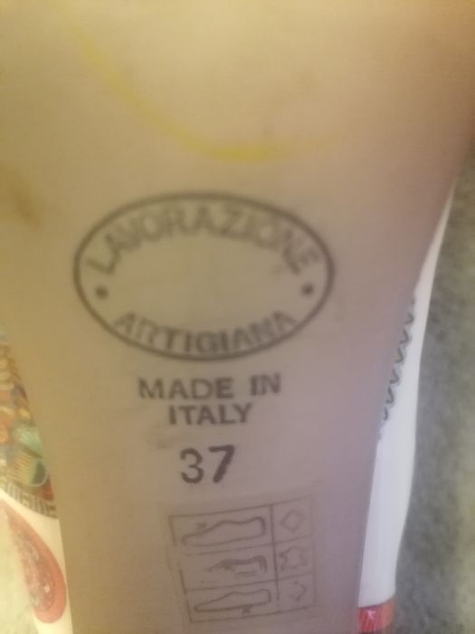 Czółenka skóra naturalna włoska 37