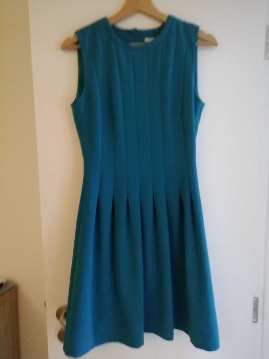 Vestido H&M Azul Petróleo