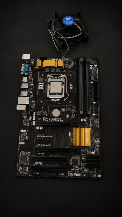 Kit Motherboard + CPU + Cooler + 8GB Ram