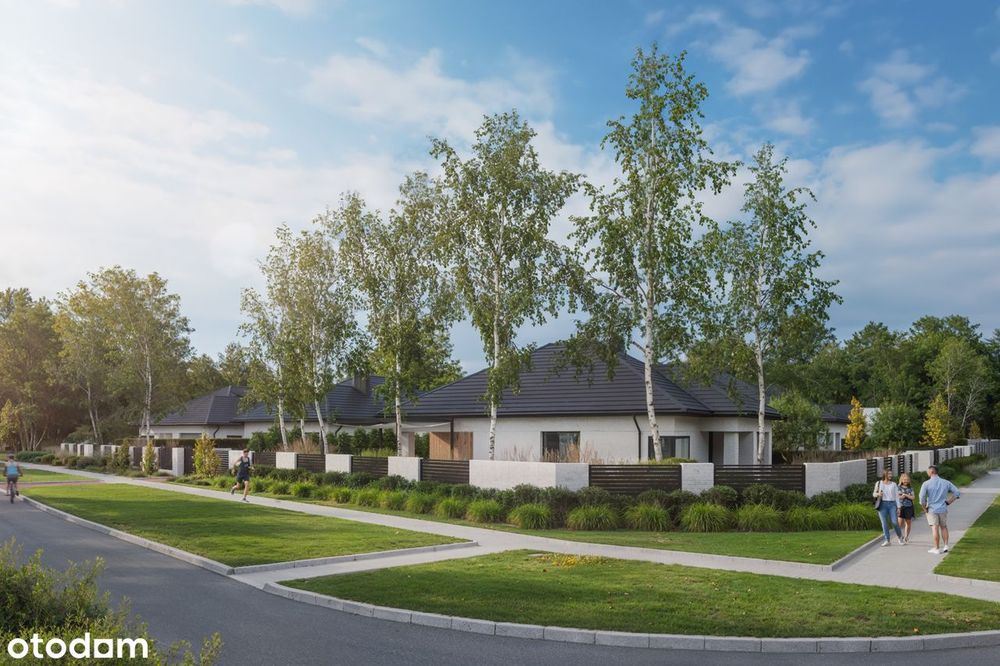 Nowy dom parterowy 112 m² – 2 sypialnie – spokojna, zdrojowa okolica