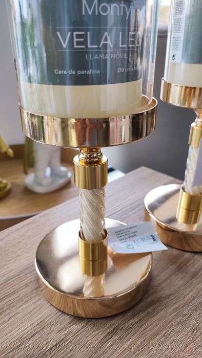 Conjunto de Castiçais de Decoração  ( Artigo Novo )