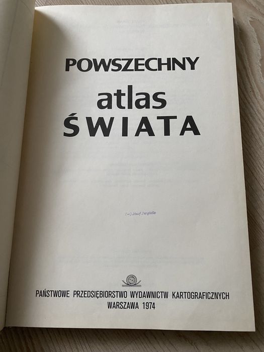 Powszechny Atlas świata 1974