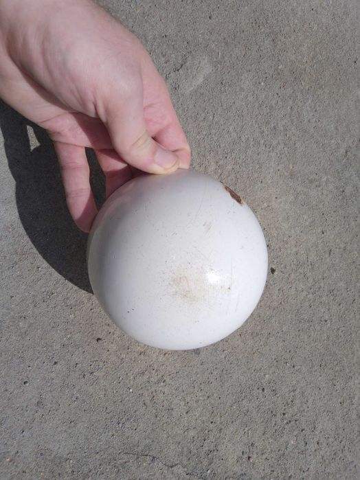 Miska miseczka emaliowana moździerz metalowa biała 12cm PRL antyk