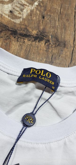 Biała koszulka męska t-shirt bawełna premium miś tous M
