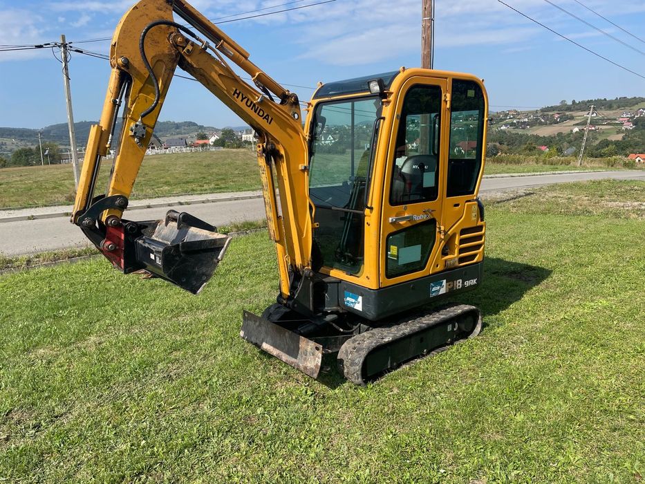 Hyundai Robex  R18-9  Minikoparka  2t , (TEREX ,JCB,CAT,KUBOTA)