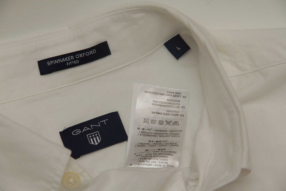 Gant USA рр L Spinnaker oxford рубашка из легчайшего хлопка приталеная