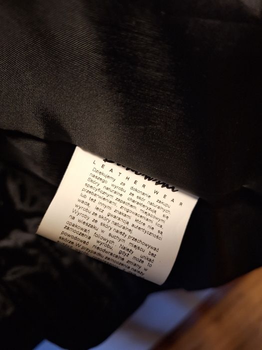 Skóra naturalna Bukowski męska kurtka xl  .