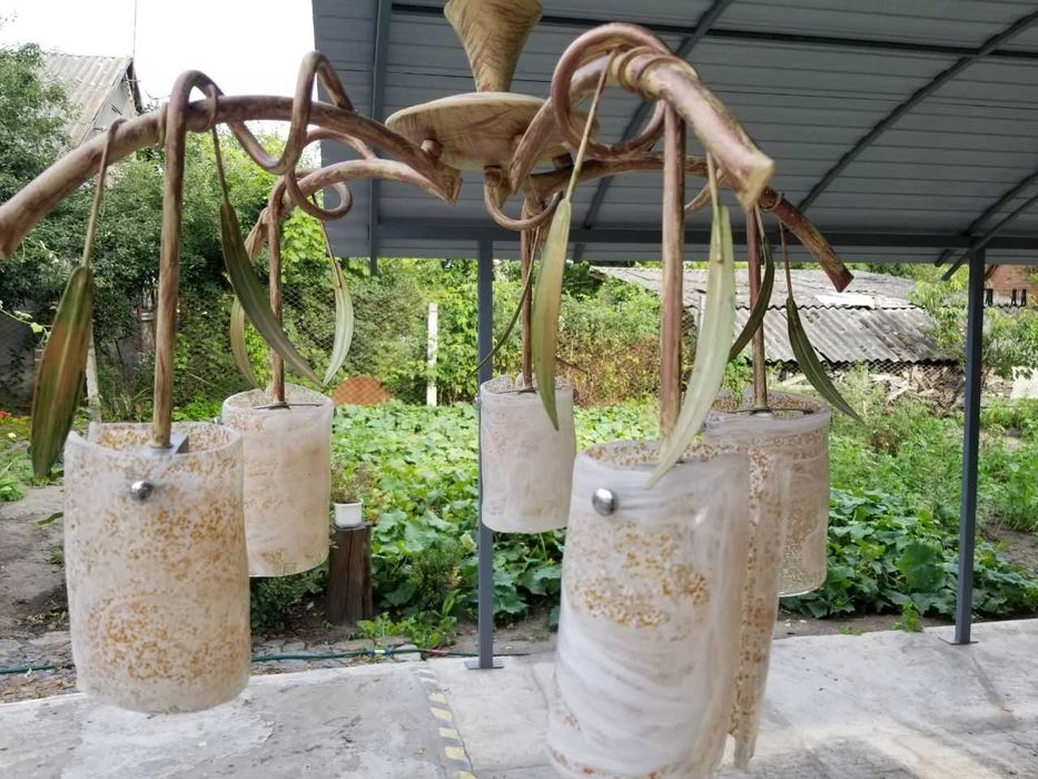 Люстра в стилі афро