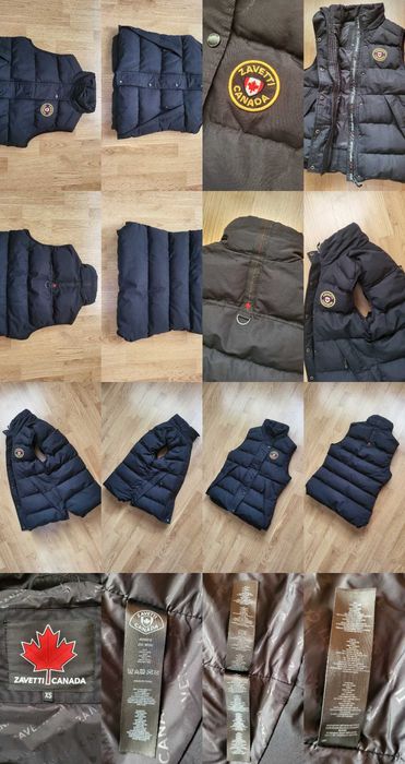 Kurtka Bezrękawnik Zavetti Canada streetwear Rap y2k drill drip