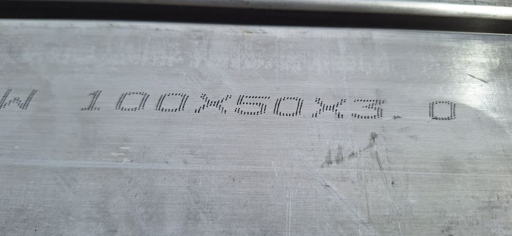 Нержавейка труба 70×2×210-190мил. Квадратна  100×50×3--200мил