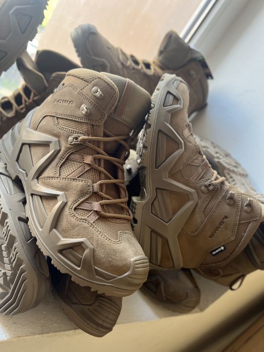 Черевики Lowa оригінал Zephyr MK2 mid Coyote 41-46 gore-tex