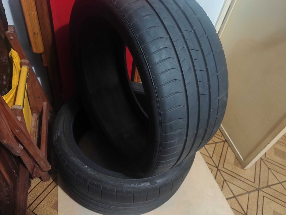 Vendo pneus pirelli P0 90% piso 265 35 20