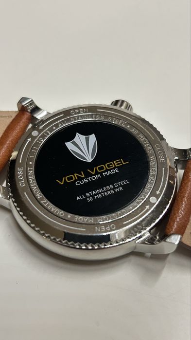Zegarek modułowy Von Vogel duński custom jak nowy
