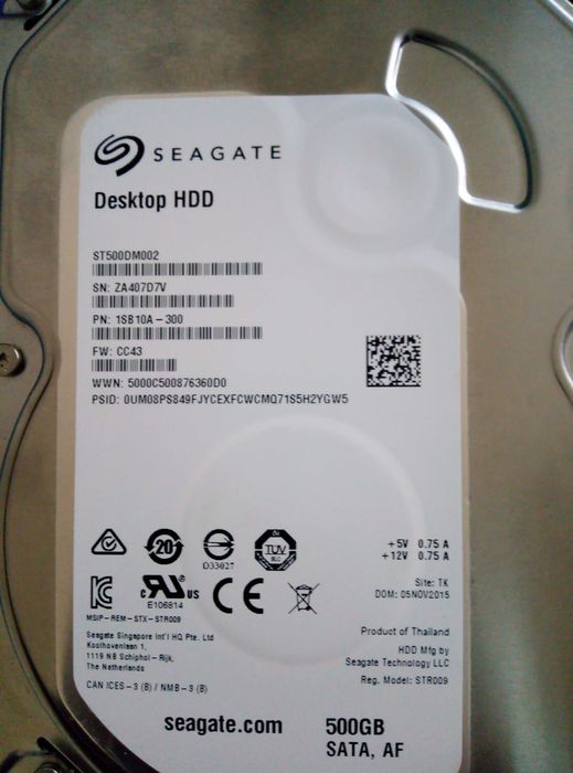 Жесткий диск Seagate Desktop HDD 500 Гб