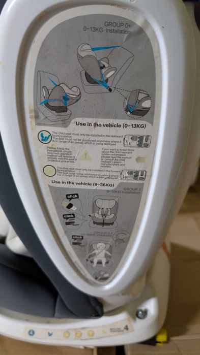 Lottas fotelik samochodowy z ISOFIX 0-36kg