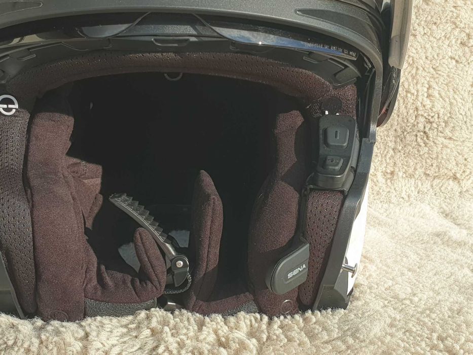Schuberth E1 rozm S  szczękowy kask motocyklowy z blendą + intecom SC10U