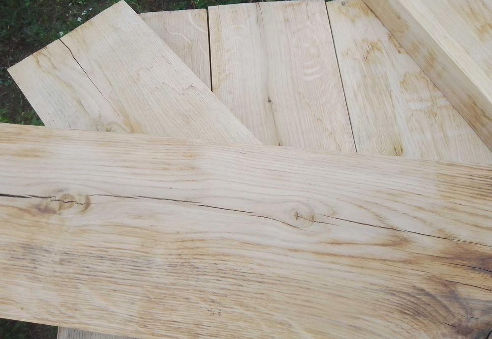 Gruba belka, deska dębowa, heblowana 14x4 cm