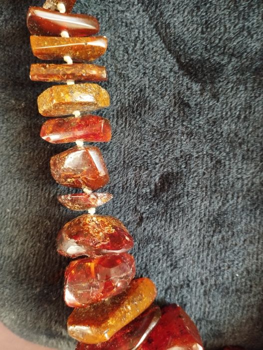 Naturalny bursztyn, vintage