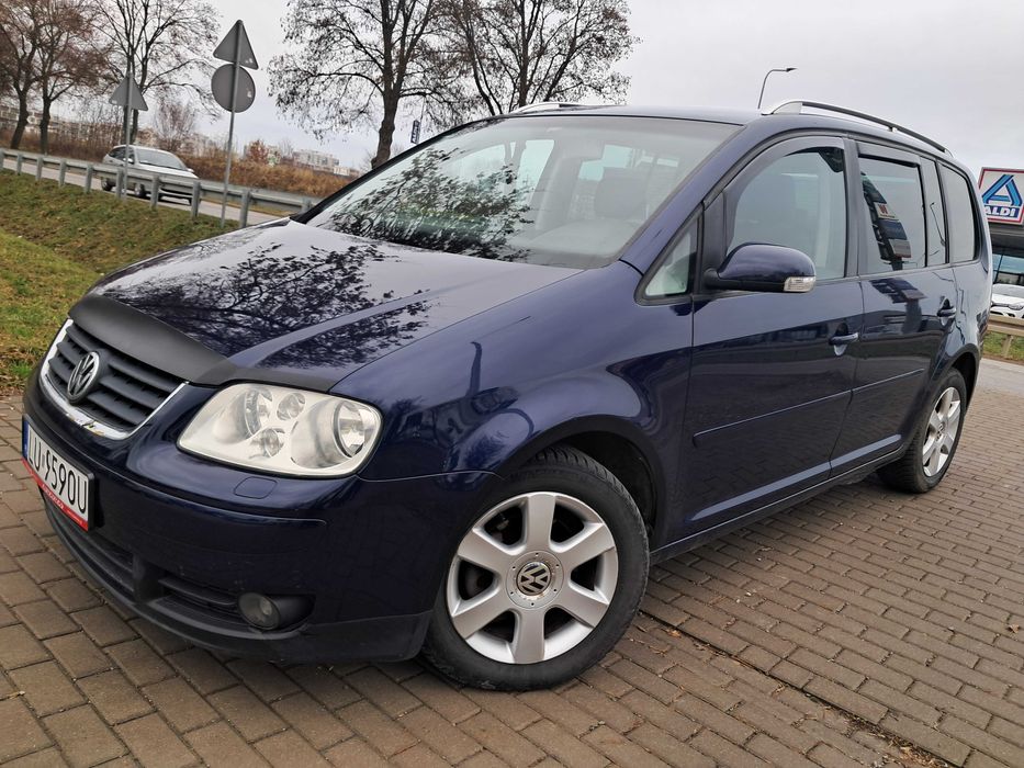 Piękny Vw Touran-1,6Benzyna-Automat-DSG-Stan-Bdb-Zamiana