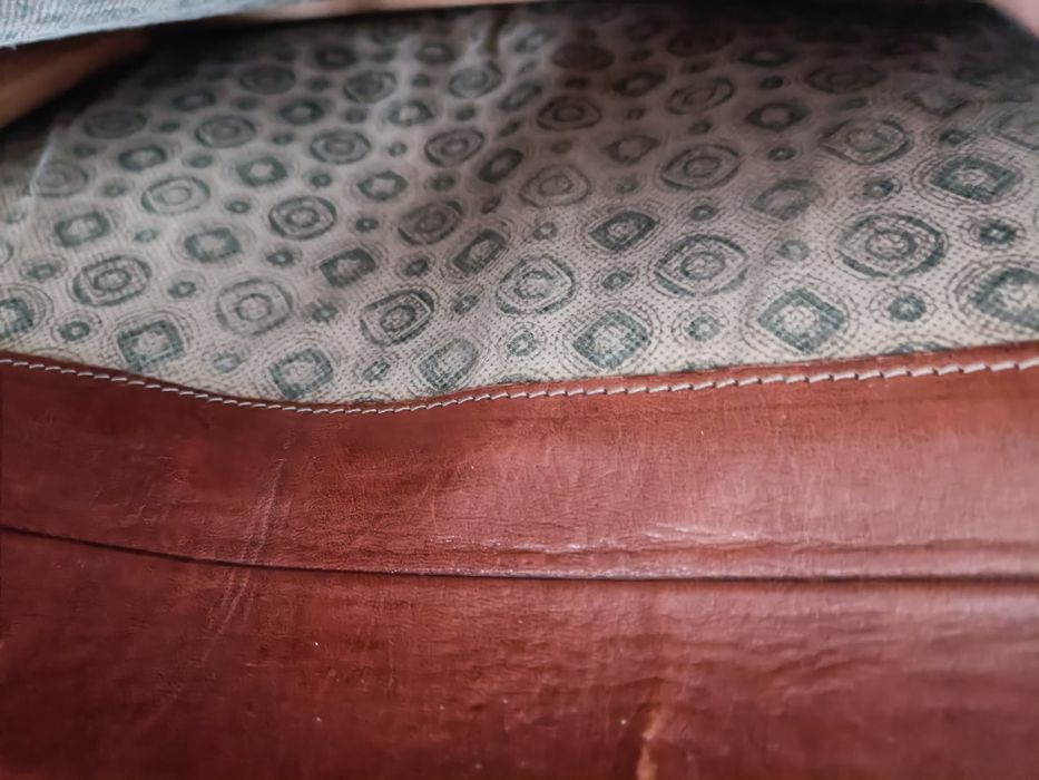 Mala de couro vintage