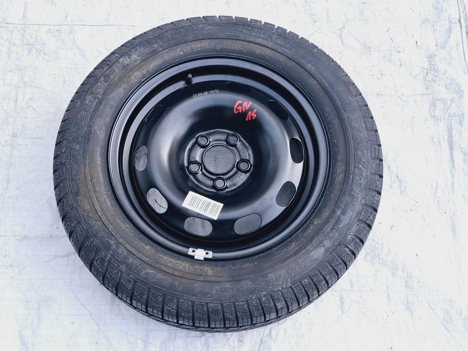 zapas koło zapasowe vw golf iv bora toledo leon i audi a3 15 195/65r15