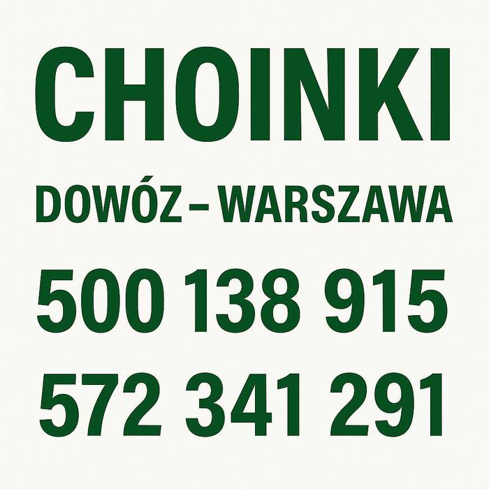Świeże choinki na terenie Warszawy – z dowozem