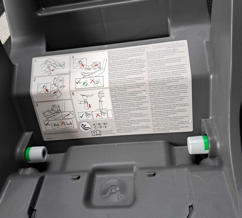 fotelik samochodowy plus baza isofix audi