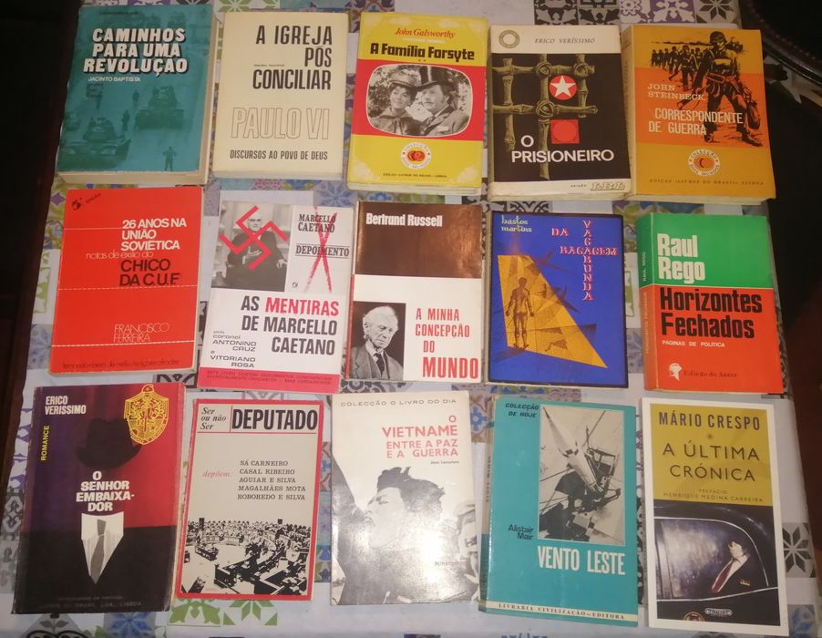 Livros anos 70 Politica
