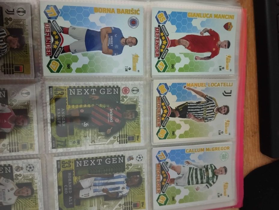Match Attax 23/24 Topps Cartas Heritage (ler Descrição)