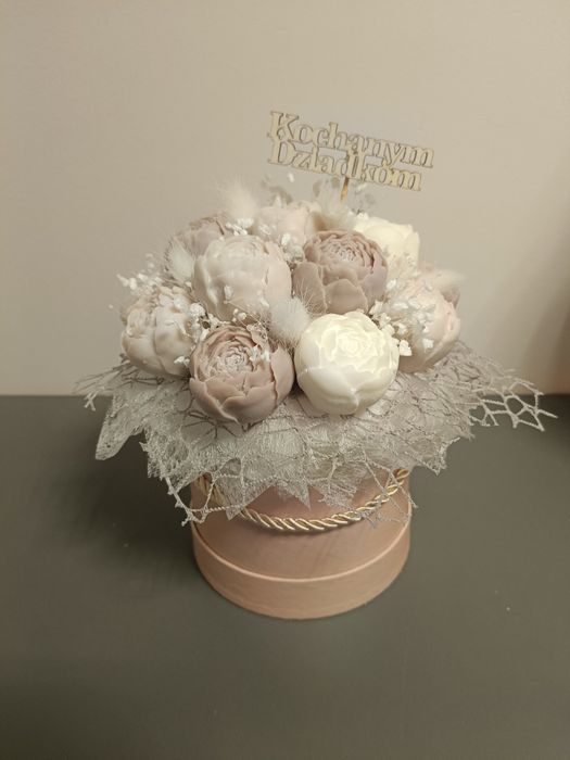 Flowerbox ze świecami sojowymi