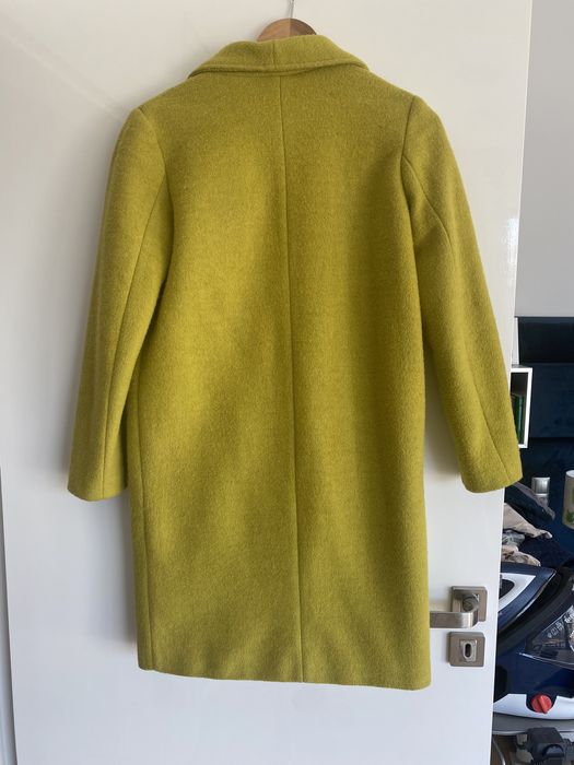 Limonkowy płaszcz XS