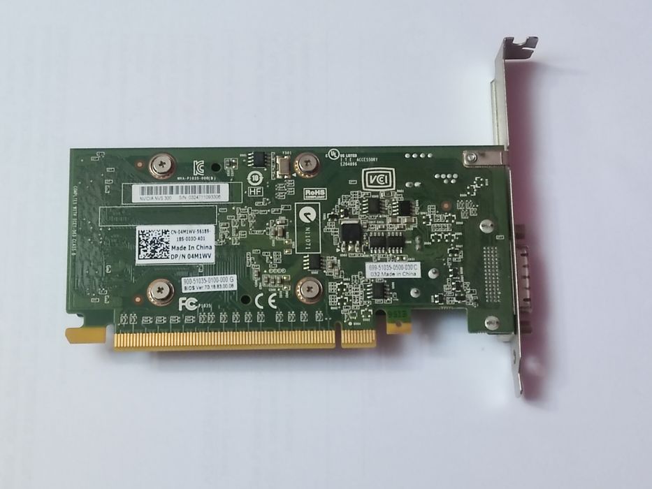 Відеокарта NVIDIA NVS 300 512Mb відеовихід DMS-59