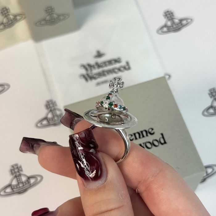 Кільце перстень vivienne westwood orb | half orb ring, вів'єн вествуд