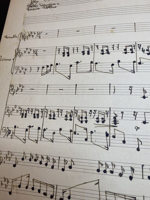 Partitura Manuscrita do Filme Bocage 1936