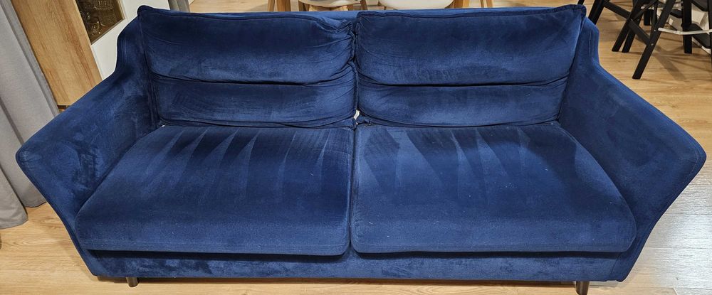 Sofa rozkładana BoBoChick Paris niebieska