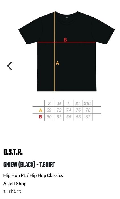 T-shirt O.s.t.r Gniew / Czarna.