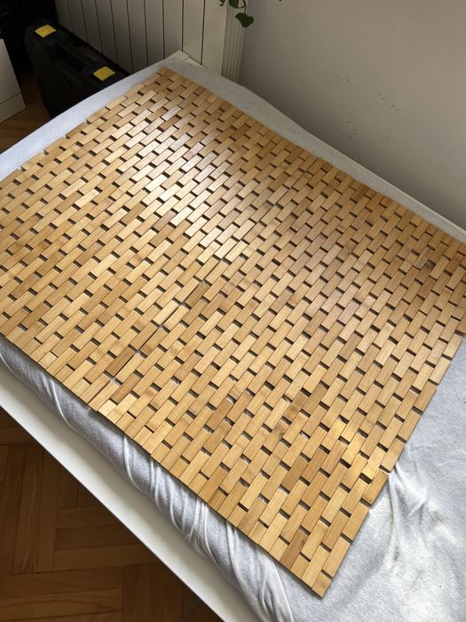 Mata drewniana wycieraczka dywanjk