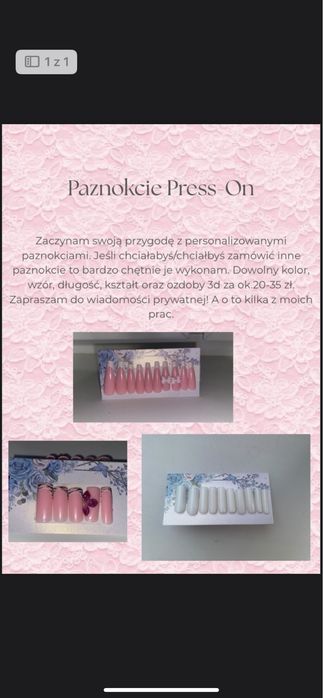 Press On/ Paznokcie naklejane