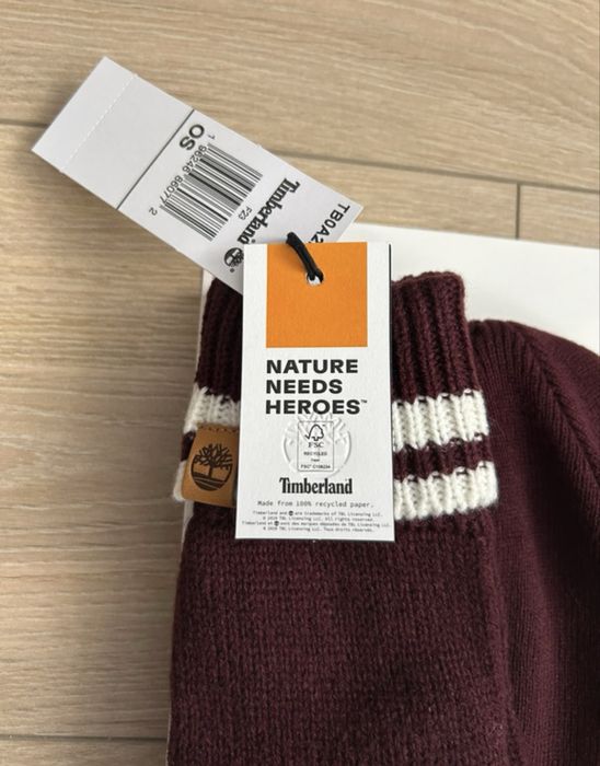 Nowy komplet czapka + rękawiczki Timberland