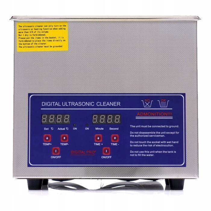 Myjka Wanna Ultradźwiękowa 6,5L Mycia Części 240W