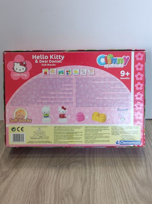 Clemmy miękkie klocki Hello Kitty kotek Clementoni