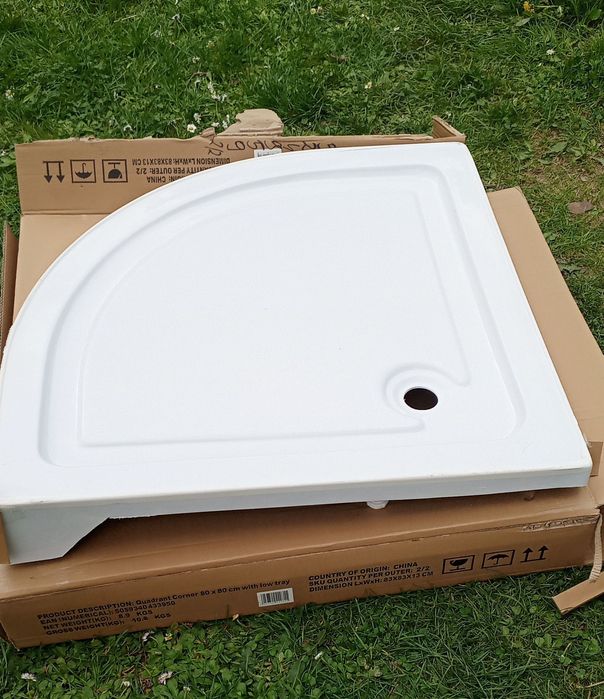 Brodzik niski 80 cm Nowy