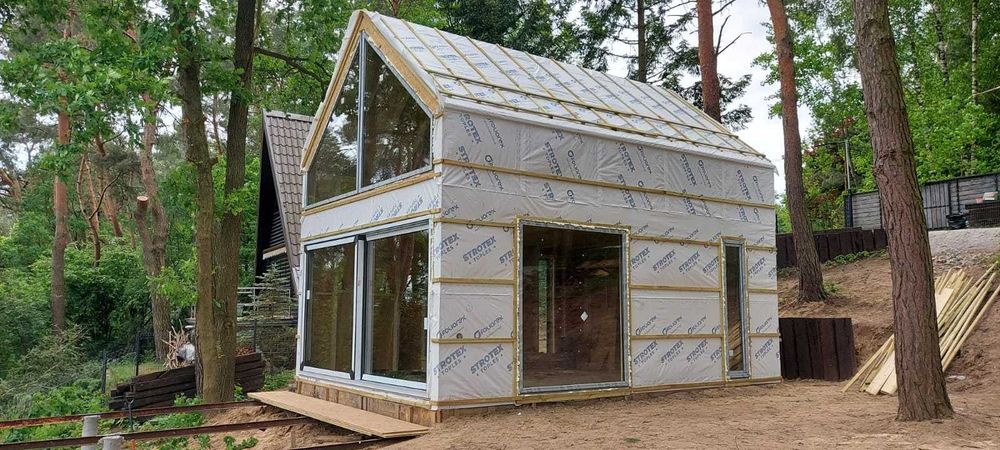 Domek letniskowy, dom drewniany na zgłoszenie 35m2 , 70 m2