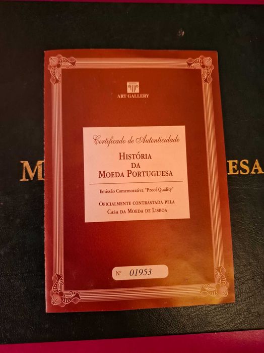 Coleção "História da Moeda Portuguesa" – 24 Moedas em Prata 925 – Art Gallery – Proof Quality