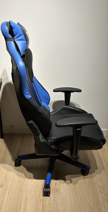 Cadeira Alpha Gamer Azul e preta