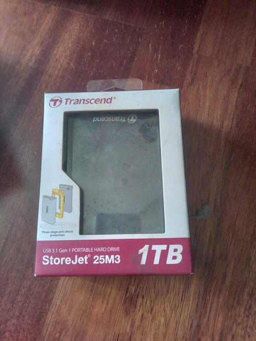 Зовнішній жорсткий диск 1 TB Transcend