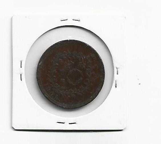 10 Reis 1901 Açores D. Carlos.